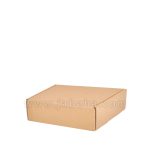 تصویر یک عدد جعبه کیبوردی کرافت درب بسته مدل لپ تاپی جنس مقوا 3 لایه روکش جنس کرافت; سایز جعبه: طول:16 سانتیمتر; عرض: 16 سانتیمتر; ارتفاع:5; سانتیمتر می باشد.