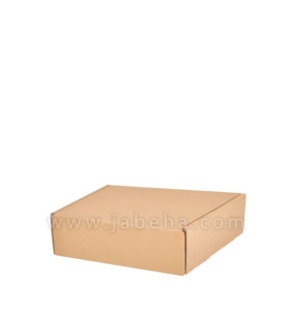 تصویر یک عدد جعبه کیبوردی کرافت درب بسته مدل لپ تاپی جنس مقوا 3 لایه روکش جنس کرافت; سایز جعبه: طول:16 سانتیمتر; عرض: 16 سانتیمتر; ارتفاع:5; سانتیمتر می باشد.