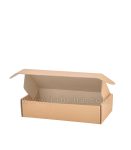 تصویر یک عدد جعبه ایفلوت پستی کرافت درب باز مدل لپ تاپی جنس مقوا 3 لایه روکش جنس کرافت; سایز جعبه: طول:23 سانتیمتر; عرض: 12 سانتیمتر; ارتفاع:5.5 سانتیمتر می باشد. فروش توسط سایت جعبه ها www.jabeha.com