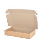 تصویر یک عدد جعبه کیبوردی کرافت درب باز مدل لپ تاپی جنس مقوا 3 لایه روکش جنس کرافت; سایز جعبه: طول:26 سانتیمتر; عرض: 17 سانتیمتر; ارتفاع:5; سانتیمتر می باشد