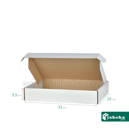 Jabeha White Cardboard postal boxes 33×22×5.5 2