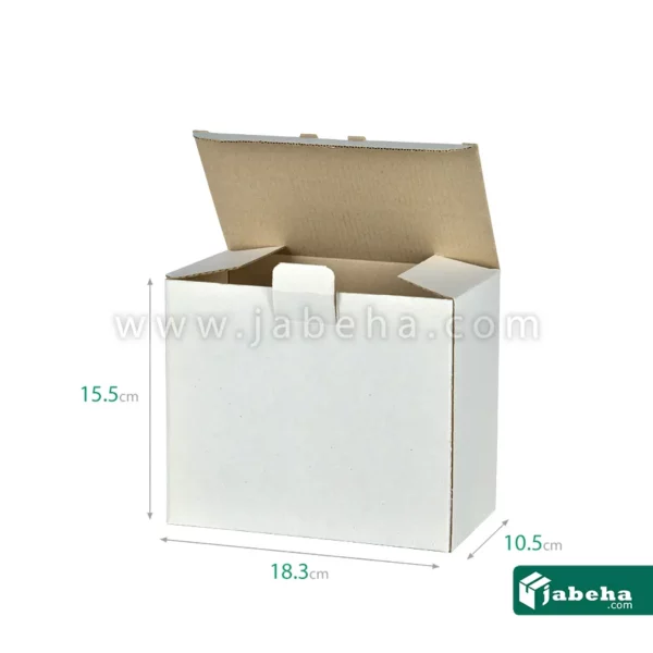Jabeha white Cardboard boxes 18.5×10.5×15.5 2