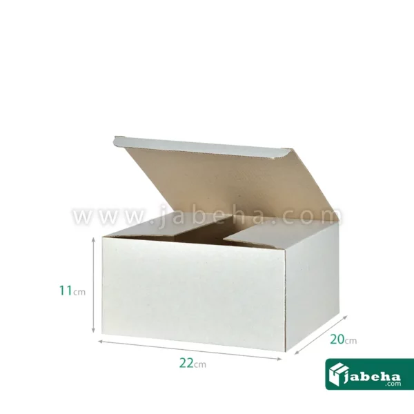 Jabeha white Cardboard boxes 22×20×11 2