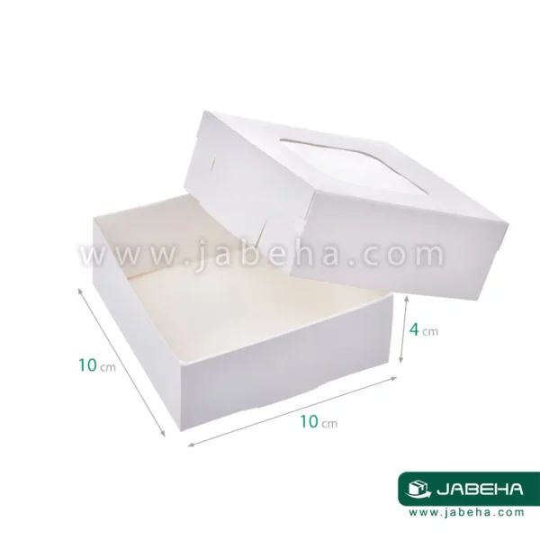 jabeha white cookie box 10×10×4 2