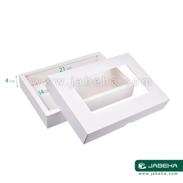 jabeha white cookie box 21×14×4 2