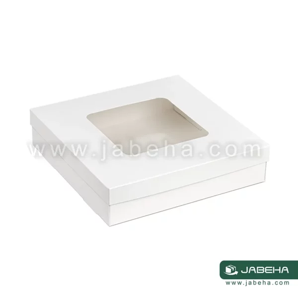 jabeha white cookie box 21×21×5 a