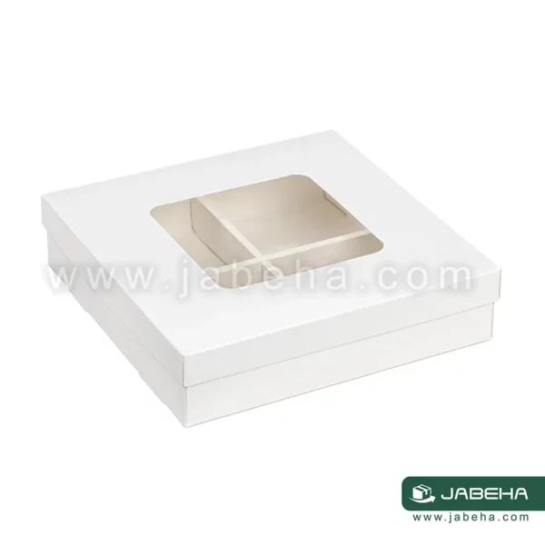 jabeha white cookie box 21×21×5 c
