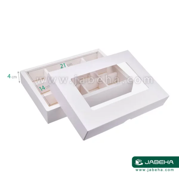 jabeha white cookie box 21×14×4 7