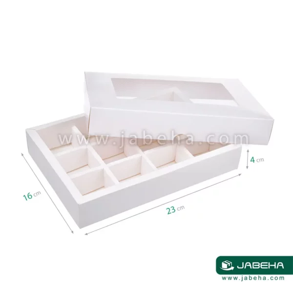 jabeha white cookie box 21×14×4 8