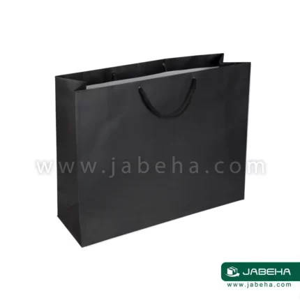 تصویر یک عدد شاپینگ بگ مشکی . فروش توسط فروشگاه جعبه ها