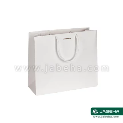 تصویر یک عدد ساک دستی سفید رنگ. فروش توسط فروشگاه جعبه ها