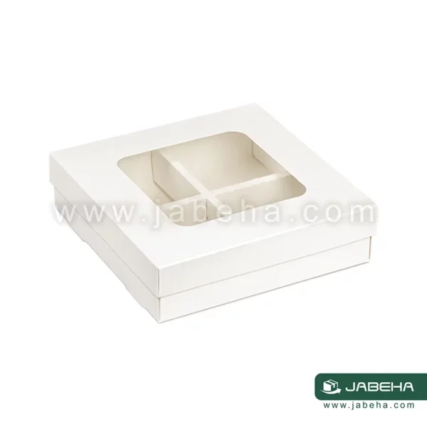jabeha white cookie box 15×15×4 c