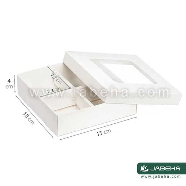 jabeha white cookie box 15×15×4 d