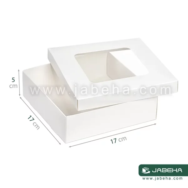 jabeha white cookie box 17×17×5 b