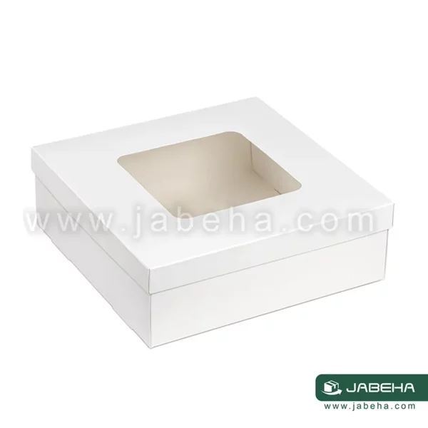 jabeha white cookie box 21×21×7 a