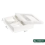 jabeha white cookie box 24×24×5 d