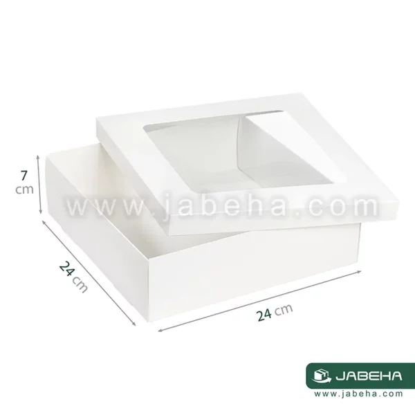 jabeha white cookie box 24×24×7 b