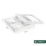 jabeha white cookie box 28×28×5 d