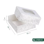 jabeha white cookie box 10×10×4 C2
