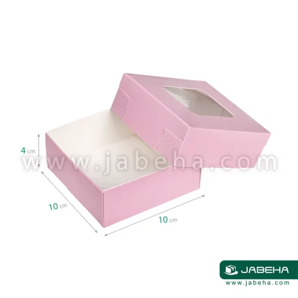 jabeha pink cookie box 10×10×4 E2